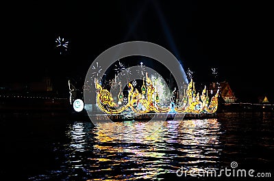 The light boat Editorial Stock Photo