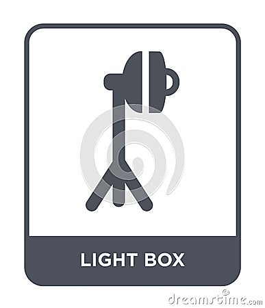 light box icon in trendy design style. light box icon isolated on white background. light box vector icon simple and modern flat Vector Illustration