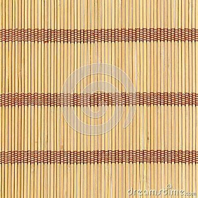 Light brown bamboo mat texture Stock Photo