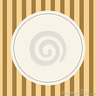 Light brown striped background. Suitable for use as a template. Cartoon Illustration