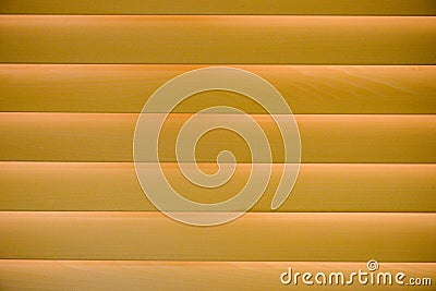 Light brown wood blinds curtain for the house window Stock Photo