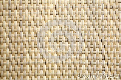 Light brown woven plastic background Stock Photo