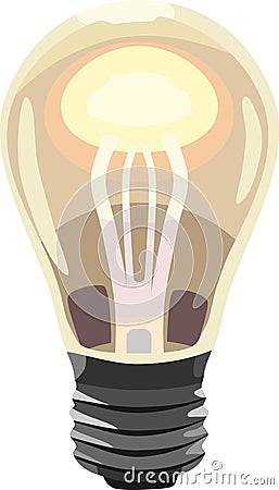 Light Bulb Electricity Equipment Vector Vector Illustration