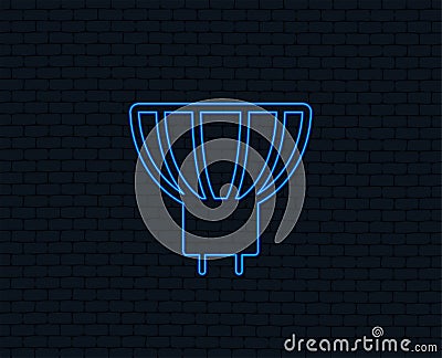 Light bulb icon. Lamp GU5.3 socket symbol. Vector Illustration