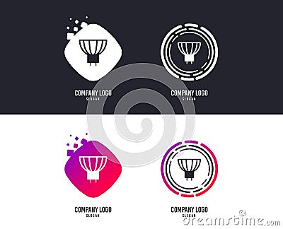 Light bulb icon. Lamp GU5.3 socket symbol. Vector Vector Illustration