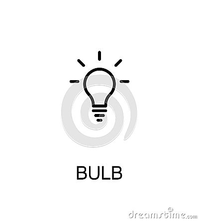 Light bulb icon Vector Illustration