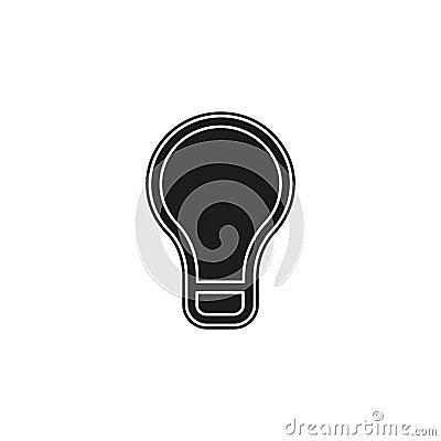 Light bulb icon, vector idea, creative design concept, innovation symbol Vector Illustration