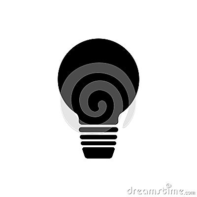 Light Bulb icon vector illustration Vector Illustration