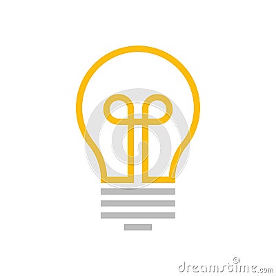 Light Bulb idea Vector Illustration Creative planning Vector Illustration