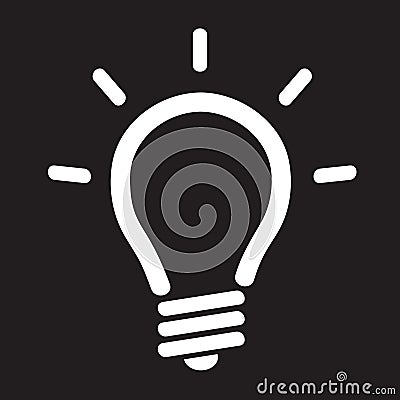 Light bulb Vector Illustration