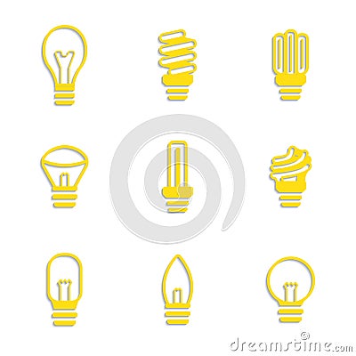 Light Bulb Vector Illustration