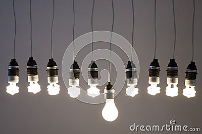 Light bulbs Stock Photo