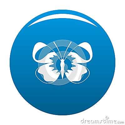 Light butterfly icon blue Stock Photo