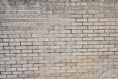 Light colored brick and cement wall Stock Photo