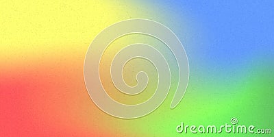 Light colored yellow blue red green color gradient background, grainy texture, noise texture blur abstract background, abstract Vector Illustration