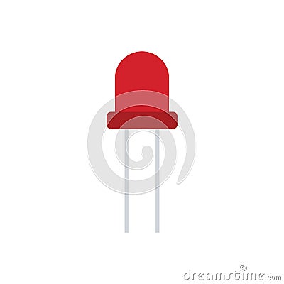 Light-emitting diode icon Vector Illustration