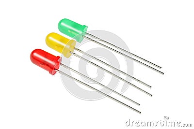 Light Emitting Diodes Stock Photo