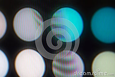 Light emitting diodes for LED display. Digital LED screen background Stock Photo