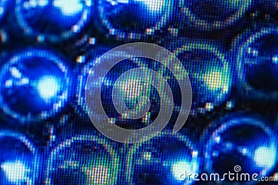 Light emitting diodes for LED display. Digital LED screen background Stock Photo