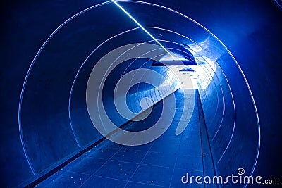 light at the end of the tunnel symbol of hope Stock Photo