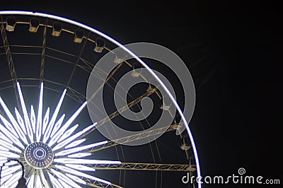 Light fairs wheel Stock Photo