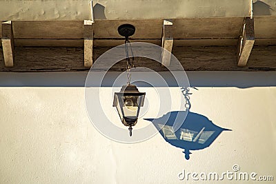 Light fixture detail in a house. Editorial Stock Photo