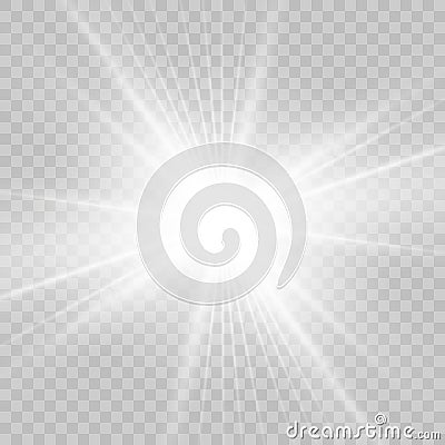 Light flare special effect. Vector illustration Vector Illustration