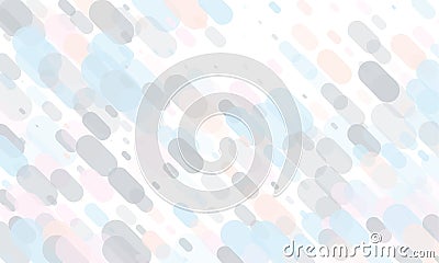 Light geometric background. Light, translucent, transparent ovals, ellipses with overlapping Backdrop in a minimalist style. Vector Illustration