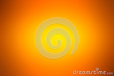 Light gold gradient background, gold radial gradient effect wallpaper Stock Photo