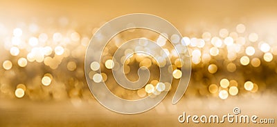 Light golden colors blurred light background. Smooth lens flare lights Cartoon Illustration