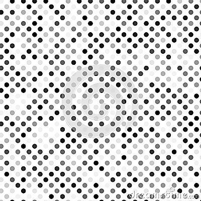 Light gray dotted, dots, circles pattern, background Geometry is seamlessly repeatable Vector Illustration