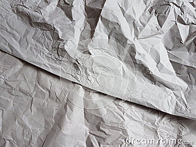 Light gray natural wrinkled paper backgroud Stock Photo