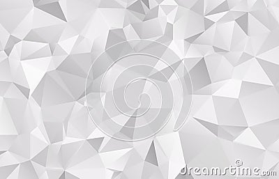 Light gray vector blurry triangle background design. Geometric Vector Illustration