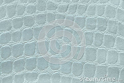 Light green background from soft upholstery textile material, closeup. Fabric with pattern Stock Photo