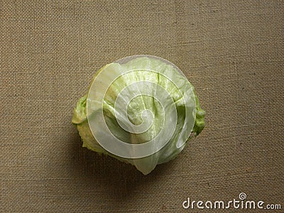 Crisphead lettuce Stock Photo