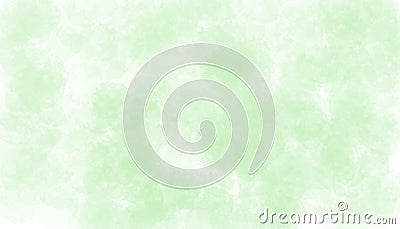 Light green watercolor background hand-drawn Stock Photo