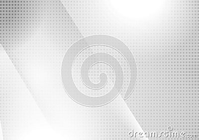 Light grey abstract technology background Vector Illustration