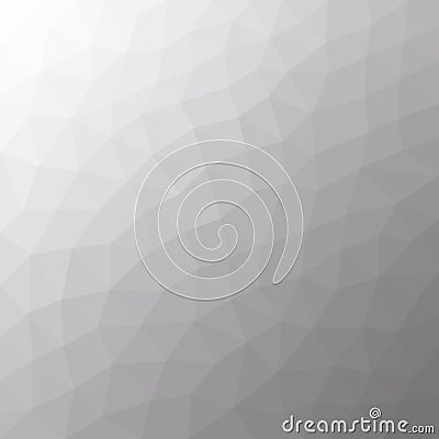 Light grey polygonal background Vector Illustration