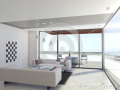 Light interior design Stock Photo