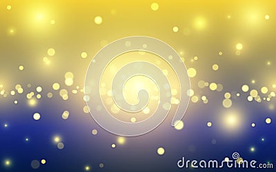 Light of night bokeh soft light abstract backgrounds, Vector eps 10 illustration bokeh particles Vector Illustration