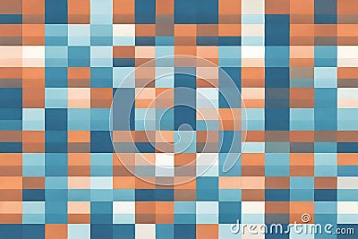 light orange blue Pixel bitmap texture pattern Stock Photo