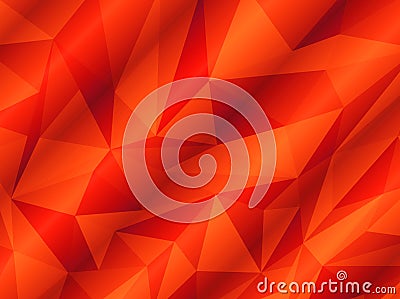 light orange polygonal abstract watercolor texture geometric pattern with color triangle Stock Photo