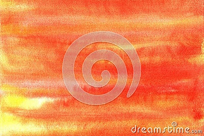 Light orange watercolor background Stock Photo