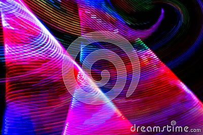 Light painting abstract background. Stock Photo