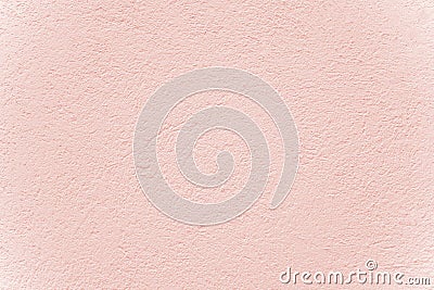 Light pastel pink painted facade with finery Stock Photo