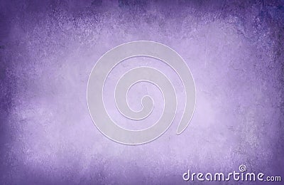 Pastel purple background with white center brush strokes and dark border and metal painted old texture design with old vintage gru Stock Photo