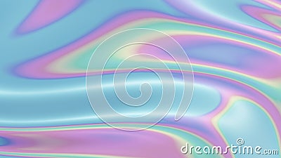 Light pearlescent texture of creases in the fabric, 16x9 landscape orientation background, 3D rendering Stock Photo