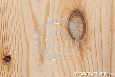 Light Pine Wood board with Knots Texture Surface Stock Photo