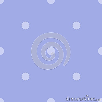 Light polka dots pattern on purple background. Vector Illustration