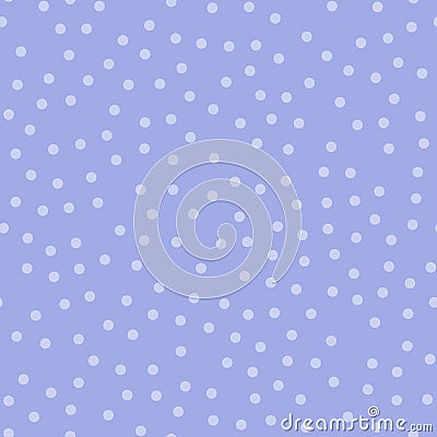 Light polka dots pattern on purple background. Vector Illustration